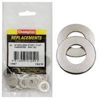 Champion C1830-7 Flat Washer Stainless Steel 7/16 x 7/8" - 20/Pack