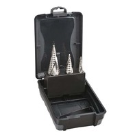 Saber Metric Spiral Flute Hex Shank HSS Step Drill Set - 8031-S1