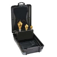 Saber HSS-Co5 TiN Coated Cross Hole Countersink Set - 8032-S1