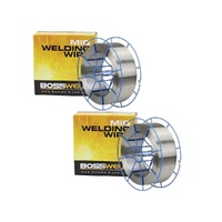 Pack of 2 - Bossweld 309LSi Stainless Steel MIG Wire x 0.9mm 15kg Spool 200045