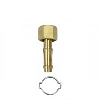 Bossweld Crimp Connector Kit for 10mm Right Hand Oxygen