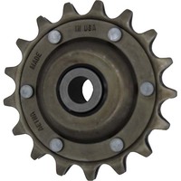 Aetna 1/2" Pitch 18 Tooth x 16mm ID Single Pitch Idler Sprocket