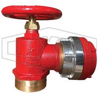 Dixon Fire Hydrant Landing Valve 3" Roll Grooved/ BSP Threaded x Storz 90°