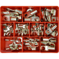 Champion CA166 Cable Lugs Assortment Kit - 66 Pieces