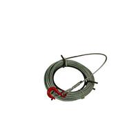 Cable for Winch Aluminium/Steel 800kg, 6 x 19 G2070 8.3mm x 20m W/ Hook
