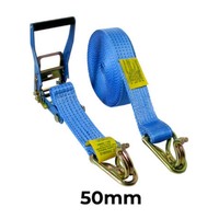 Austlift Ratchet Tie Down Hook/Keeper Plastic Handle 50mm x 9m x 2500kg LC