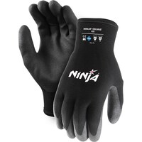 Ninja HPT Ice Superior Grip Thermal Resistant Gloves, Black, Small - Pack of 6