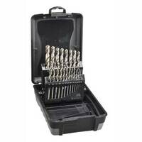Saber 8003-F2 HSS Bright Finish Jobber Drill Set 1/16 - 3/8", 21pieces - ABS