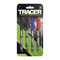 Tracer Permanent Marker Set, 4pieces
