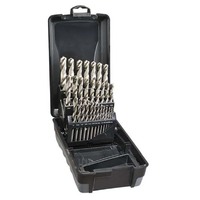 Saber 8003-F3 HSS Bright Finish Jobber Drill Set 1/16" - 1/2", 29pieces - ABS