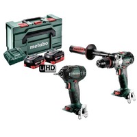 Metabo 18V 8.0Ah Brushless LTX Hammer Drill & Impact Driver Kit - AU68203080
