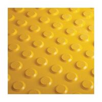 Brady Tactile Indicator Warning Polypad Rubber 600 x 900mm Yellow