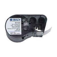 Brady M-11-427 B-427 Self-Laminating Vinyl Wire And Cable Label Black on White 19.05 x 12.7mm