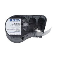 Brady M-136-427 B-427 Self-Laminating Vinyl Wire And Cable Label Black on White 19.05 x 25.4mm