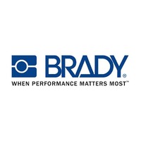 Brady M-48-427 B-427 Self-Laminating Vinyl Wire And Cable Label Black on White 25.4 x 19.05mm