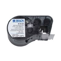 Brady M-102-427 B-427 Self-Laminating Vinyl Wire And Cable Label Black on White 31.7 x 12.7mm