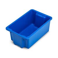 Fischer Store-Tub Nesting Crate 52L Blue 648 x 415 x 265mm