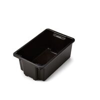 Fischer Store-Tub Nesting Crate 52L Black 648 x 415 x 265mm