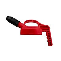 Lubemate Oil Can Stout Spout Red Lid - L-OC-RSHLID