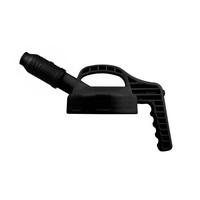 Lubemate Oil Can Stout Spout Black Lid - L-OC-BSHLID