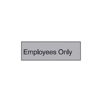 Brady Engraved Office Sign - Employees Only (Gravoply)