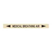 Brady Self-Sticking Vinyl Pipe Marker - Medical Gases
