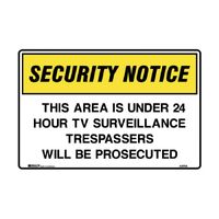Brady Security Notice Sign - Restricted Area Authorised Personnel Only