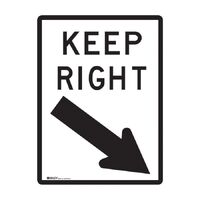 Brady Traffic Site Safety Sign - Keep Right