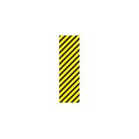 Brady  Hazardous Materials  Yellow/Black Stripes