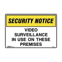 Brady Security Sign - Video Surveillance In Use On These Premises