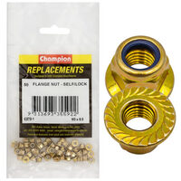 Champion C272 Self-Locking Hex Flange Nut Nylon Insert