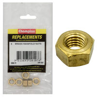 Champion Manifold Nut Brass - BSF