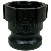 Dixon Polypropylene Cam & Groove Type A Adapter x Female BSP