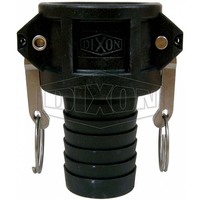 Dixon Polypropylene Standard BSP Cam & Groove Type C Coupler x Hose Shank