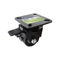 Easyroll Nylon Swivel Brake Plate Mount Castor