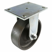 Fixed Plate Castor - Cast Iron Wheel TG Series