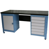 Ezylok Basic Workbench with 6 Drawer & 1 Cupboard