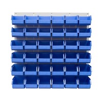 Ezylok LP2 Louvred Panel & Size 5 Plastic Bin