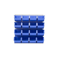 Ezylok LP3 Louvred Panel & Size 4 Plastic Bin