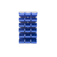 Ezylok LP5 Louvred Panel & Size 3Z Plastic Bin - 18