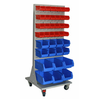 Ezylok Line Feed Trolley with Louvred Panel and Plastics