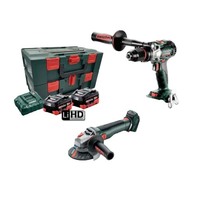 Metabo Brushless Cordless Hammer Drill & Angle Grinder Kit