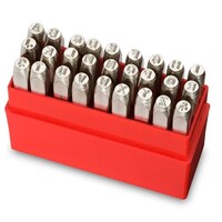 Pryor Heavy Duty Positive Alphabet Hand Punch Set