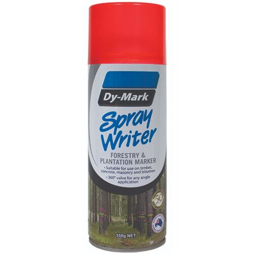 Dy-Mark Spray Writer Red 350g (Forestry & Plantation Marking Paint)
