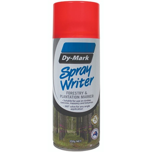 Dy-Mark Spray Writer Red 350g (Forestry & Plantation Marking Paint)
