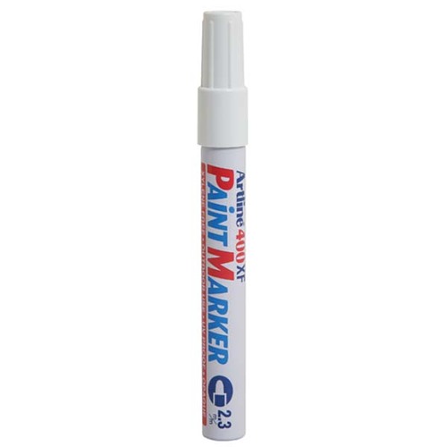 Artline Permanent Paint Marker 400XF White 12-Pack