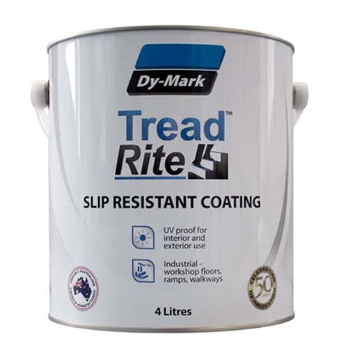 Dy-Mark TreadRite Brush On Slip Resistant Coating Yellow 4L