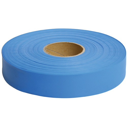 Dy-Mark Survey/Flagging Tape 25mm x 100m Blue Roll - Box of 10
