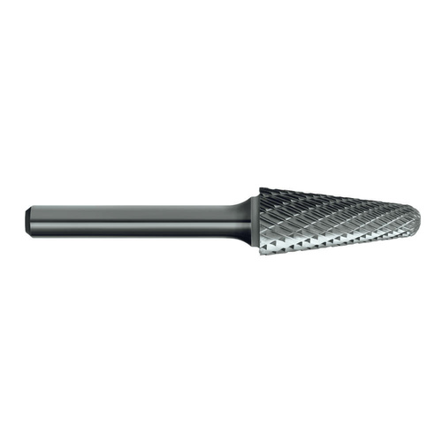 Sutton B207SL100 1/4 x 5/8 x 1/4 Shank Carbide Burr Taper Shape Radius End