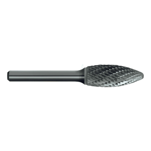 Sutton B306SH200 8 x 19 x 6mm Shank Carbide Burr Flame Shape
